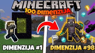 Istrazio Sam 100 Dimenzija U Minecraft FULL MOVIE [upl. by Yrrad89]