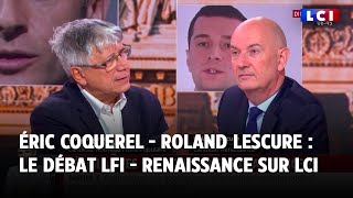 Coquerel  Lescure  le débat LFI  Renaissance sur LCI [upl. by Mariann]