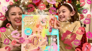 Just My Style Glitzy Pop Jewel Pen Sparkling Charm Studio Unboxing and Review Jewelry Making Set [upl. by Hannah]