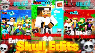 Skull Edits ftGamerFleetampJack💀  Shorts Compilation  MinevidZ [upl. by Itisahc]