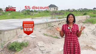 Get 5 discount on peak bungalow phase 1 extensionibeju lekkisecure a plot wit 10m initial deposit [upl. by Enylekcaj]