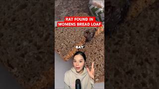 GROSS WOMAN FINDS DEAD RAT BAKED INSIDE LOAF OF BREAD food [upl. by Luelle350]