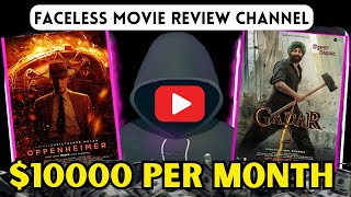 Create A Faceless Movie Review Channel On Youtube And Make 10000 Per Month facelesschannel [upl. by Bentley]