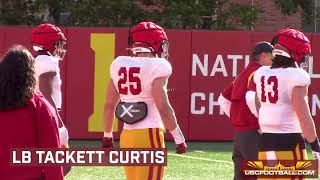 USC Football Spring Camp Practice Highlights  True Freshmen [upl. by Potts]