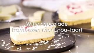 MonChoutaart met witte chocolade en frambozen [upl. by Lilithe]