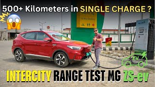 FULL CHARGE में कितना चलेगी   MG ZS EV 2024 🔥 Highway  City Range Test ✅ [upl. by Spancake]