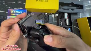 KEMEI KM 1858 first Look unboxing barber barberreview barbershop unboxing [upl. by Elysee166]