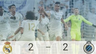 Real Madrid vs Club Brugge 22 HighlightsampGoals 2019 Champions League [upl. by Lowell]