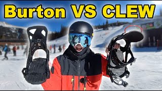 Burton Step On Bindings VS CLEW Snowboard Bindings [upl. by Latoye316]