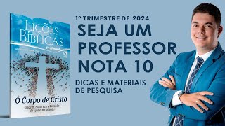 Como se preparar para ministrar a revista da EBD do 1º trimestre de 2024 Murilo Alencar [upl. by Gove]