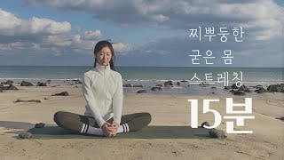 에일린요가 데일리 전신 스트레칭  찌뿌둥 몸이 무거울때 근육 뭉쳤을때 [upl. by Chuu]