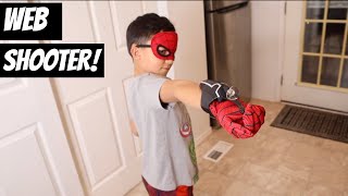 Spider Web Shooter 20 Review  Ultimate Real Web Slinger and Launcher Toy [upl. by Ailicec]