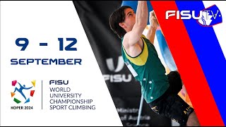 Highlights Day2 2024 FISU World University Championships Sport Climbing Slovenia Koper [upl. by Pellegrini]