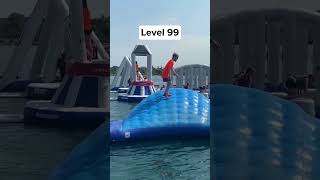 Customer 🆚 Lifeguard on WATERPARK OBSTACLE waterpark miltonkeynes funny obstaclecourse [upl. by Drucy]