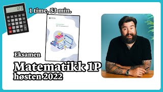 Matematikk 1Peksamen Høsten 2022 [upl. by Jeconiah]