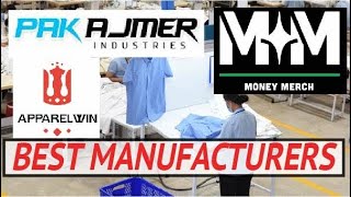 BEST MANUFACTURERS FOR YOUR CLOTHING BRAND 2024 [upl. by Car]