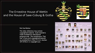 The Ernestine House of Wettin and the House of SaxeCoburg amp Gotha [upl. by Dario]