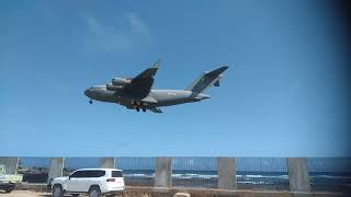 Giant US C17 FLYING LOW [upl. by Hank151]