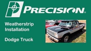 19801993 Dodge Pickup Truck Door Beltline Install [upl. by Sualkcin]