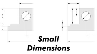 Dimensioning Small Parts in Mechanical Drawing [upl. by Audris]