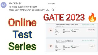 How to purchase online Test Series for GATE 2023  online test series made easy My Engineering [upl. by Hayimas129]