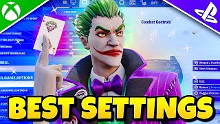 BEST Controller SETTINGS  Sensitivity for Console Players Fortnite Settings Tutorial [upl. by Aliza]