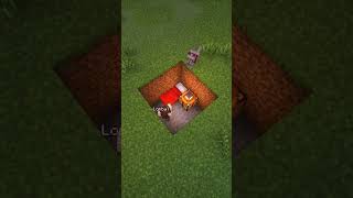 Mini Underground Base🏠 shorts minecraft minecraftshorts [upl. by Aklog]