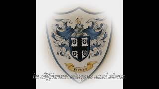 Hand painted Family Crests Custom Coat of Arms Heraldry [upl. by Guthrie959]