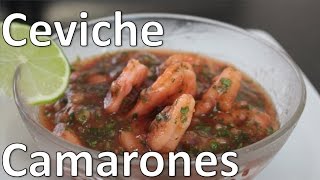 Ceviche de camarón seco fácil y rápido [upl. by Tews490]