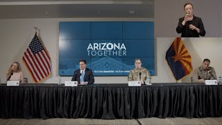 AZ Briefing with Governor Ducey Dr Christ Maj Gen McGuire Col Heston Silbert  June 4 2020 [upl. by Rexfourd906]