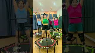 Trampoline Dance Fitness Indonesia trampolinedancefitness sorotan fypyoutube [upl. by Erdnaet]