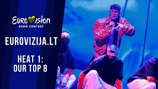 🇱🇹 EurovizijaLT 2024 Lithuania  HEAT 1  OUR TOP 8 AFTER THE SHOW  Eurovision 2024 [upl. by Issej]