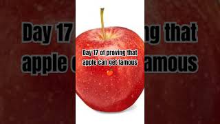 Day 17 of proving that apple can get famous 🍎 funk musica dance music apple [upl. by Hairam]