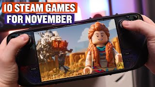 10 Steam Games Youll Want to Check Out in November [upl. by Naut29]