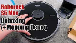 Roborock S5 Max Unboxing and Demo Plus A Preview of the NoMop Zone [upl. by Ilsa]