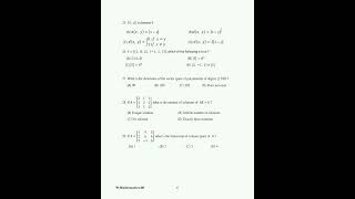 Mathematics question of odisha cpet202223 cpet2023 mathematics [upl. by Risteau]