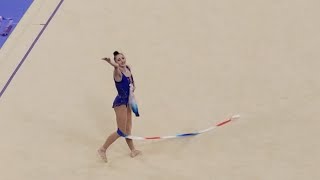 Paris Olympics Boryana Kaleyn  Ribbon AA Final [upl. by Odnomyar]