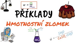 Příklady  hmotnostní zlomek [upl. by Aryas]