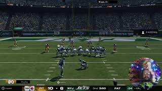 🪙Sunny hippies Video Games🏈 Steelers vs Randoms Start Russell Wilson Madden Liveplay Russell Wilso [upl. by Aonian]