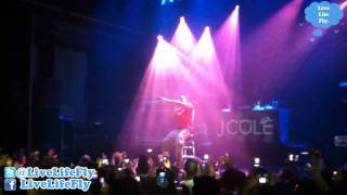 J Cole  Cole World Tour  Melkweg Amsterdam  1 December 2011  Live in Concert  Live Life Fly® [upl. by Nadabus]