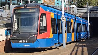 Citylink Sheffield TramTrain 206 From Meadowhall To Middlewood [upl. by Nevur]