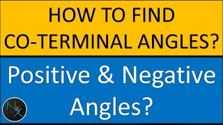 Coterminal Angles between 0 and 360Evaluating Coterminal AnglesPositive Negative Coterminal Angles [upl. by Eiramanig183]