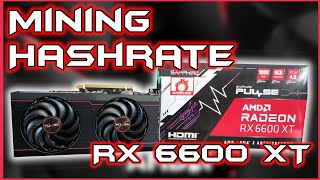 RX 6600 XT Mining Hashrate  Sapphire Pulse RX 6600XT Unboxing  Overclocking amp Profitability [upl. by Etteraj]