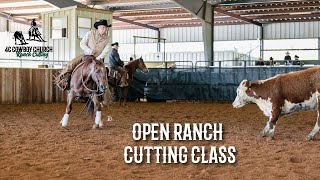 4C Cowboy Church Ranch Cutting Show  Open Class [upl. by Aydin197]