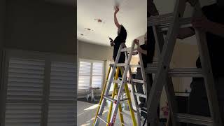 Full DIY Faux Wood Beam Install  Barron Designs homedecor diy [upl. by Levram625]