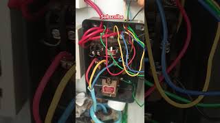 DOL stater auto switch connection ytshorts ytviral electricalhub likesharesubscribe automotive [upl. by Rehpotsirhcnhoj]