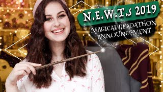 MAGICAL READATHON NEWTs 2019 ANNOUNCEMENT  Book Roast [upl. by Naitsabas]