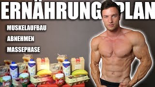 ERNÄHRUNG  So erreichst du deinen Traumkörper   Ernährungsplan und Supplements [upl. by Anwahsak]