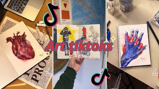 ART SKETCHBOOK 📖 TIKTOK compilation NO OUTROS  Read desc [upl. by Idhem]