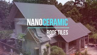 NANO CERAMIC ROOFING TILES nanoceramics roofing home house happycustomer kerala roofer roof [upl. by Bevis]